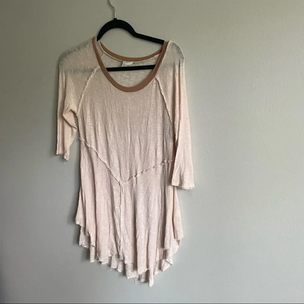 Revolve Free People Weekends Layering Tee Tea Combo